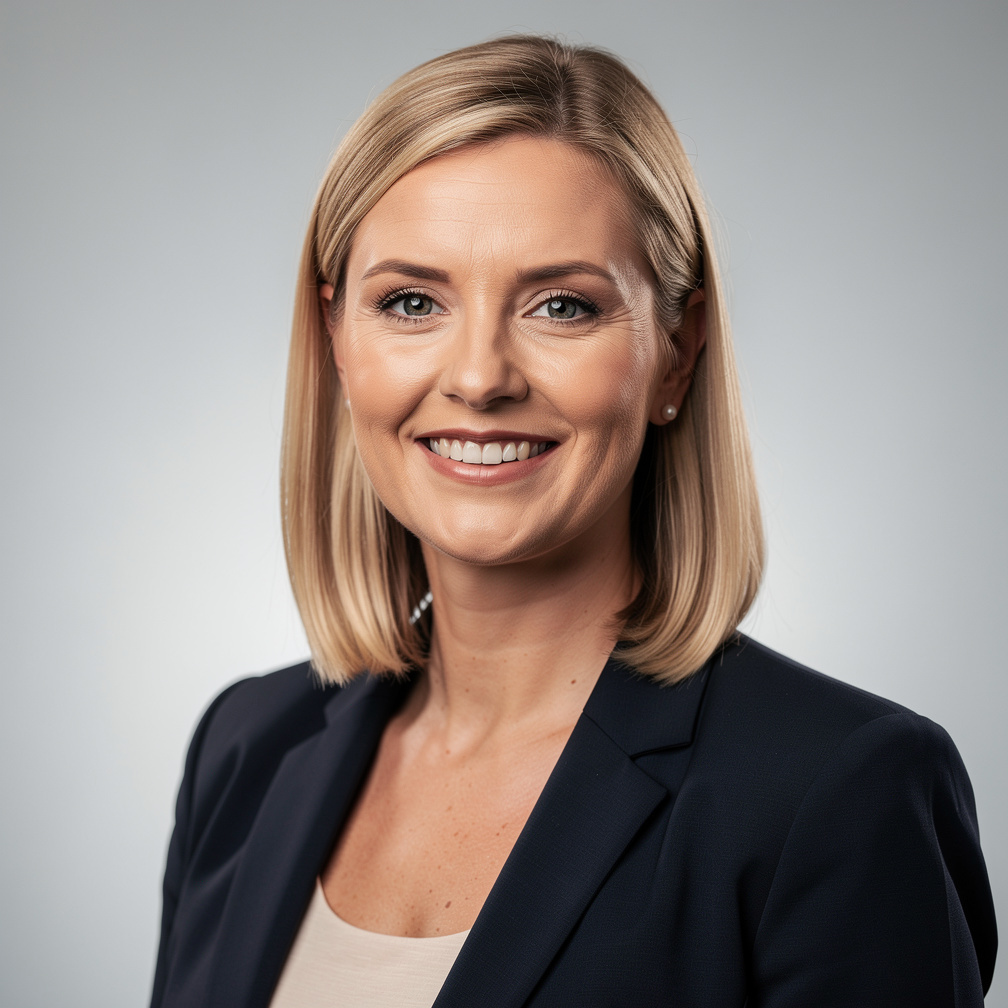 Portrait of female course instructor Anna