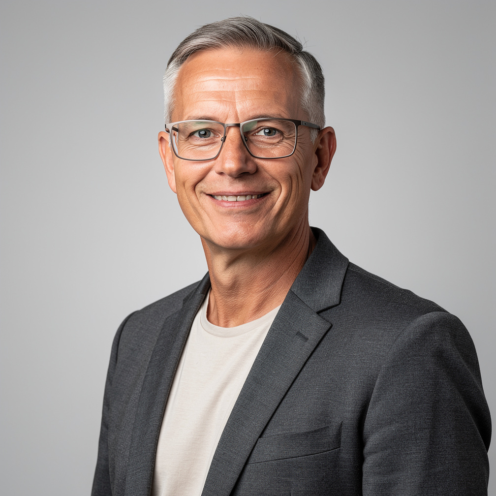 Portrait of male course instructor Markus